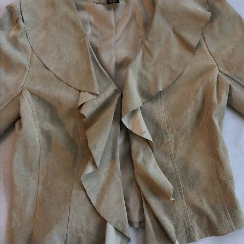 Elegant Tan Women's  butter soft leather Jacket